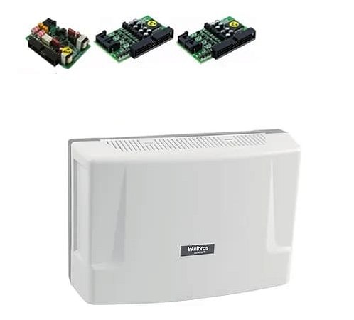KIT PABX INTELBRAS IMPACTA 68I  02 LINHAS 08 RAMAIS