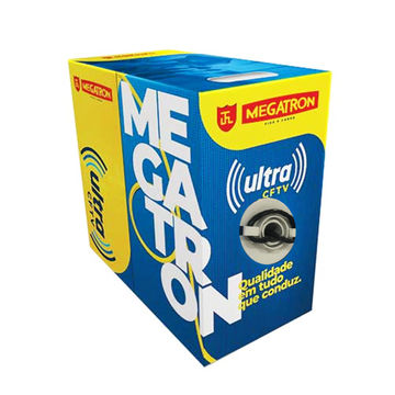 CABO DE REDE  CFTV   MEGATRON ULTRA  PRETO