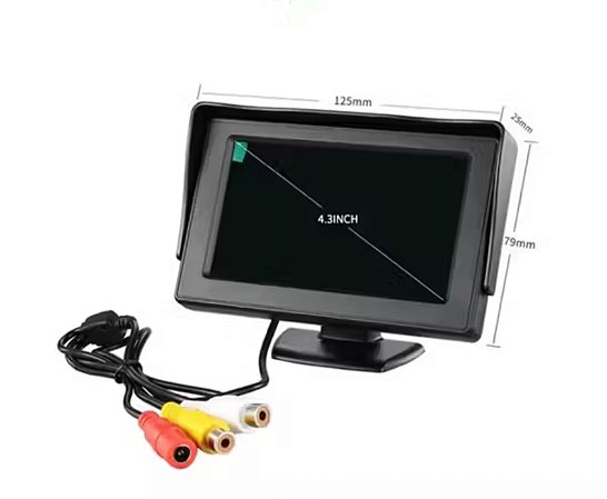 Monitor LCD 4,3 polegadas RCA