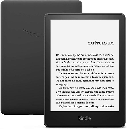 Kindle Paperwhite 11ª Geração Kindle Tela 6,8” - 8GB Wi-Fi à Prova de Água Preto