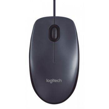 MOUSE LOGITECH M100 C/ FIO PRETO