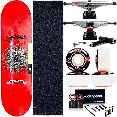 Skate Completo Maple Represent Marcus Cida 8.0 + Truck This Way