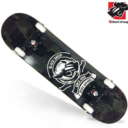 Skate Montado Black Sheep Semi Profissional Camuflado - Virtual Skate Shop  | A Skate Shop perfeita pra você