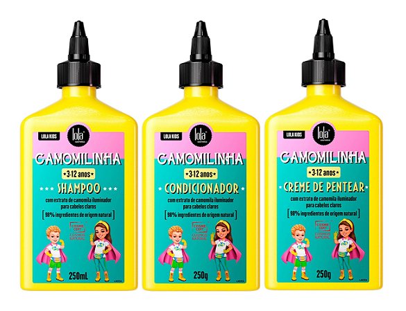 Kit Lola Kids Camomilinha - 3 Produtos