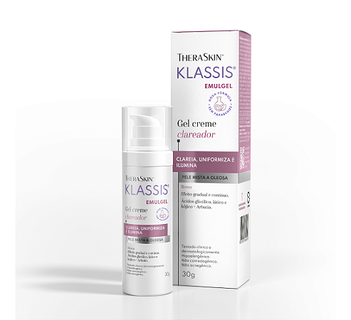 Theraskin Klassis Emulgel - Clareador Facial 30g