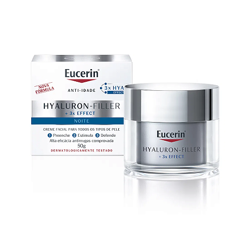 Eucerin Hyaluron-Filler - Creme Antirrugas Facial Noite 50g