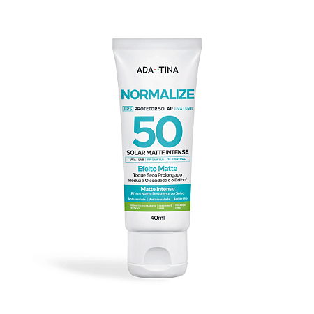 Ada Tina Normalize Solar Matte Intense Fps 50 - Protetor Solar 40ml