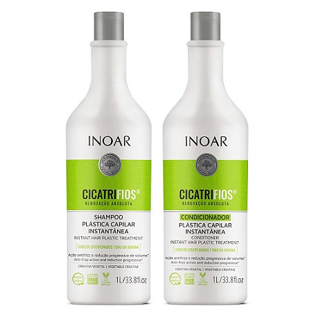 Inoar Kit Cicatrifios - Shampoo e Condicionador 1000ml