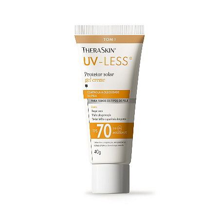 Theraskin UV-Less FPS 70 Tom 1 - Protetor Solar Gel Creme 40g