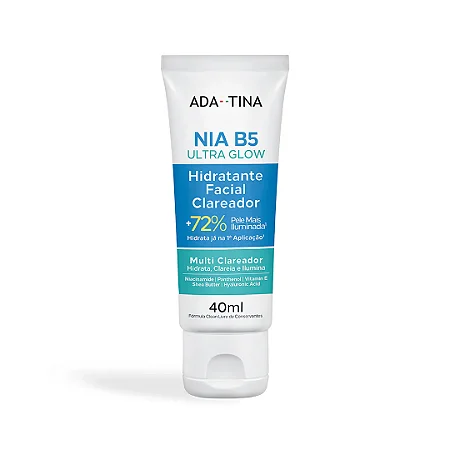 Ada Tina Nia B5 Ultra Glow - Hidratante Facial Clareador 40ml