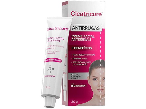 Cicatricure Antirrugas - Creme Facial Antissinais 30g