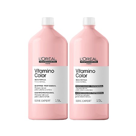 Kit L'Oréal Vitamino Color - Shampoo e Condicionador 1500ml