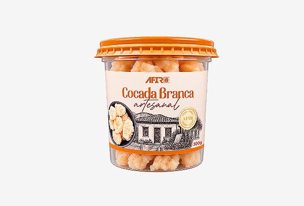 Cocada branca artesanal