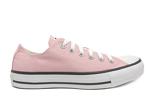 tenis all star couro rosa