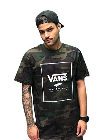 camiseta vans print box