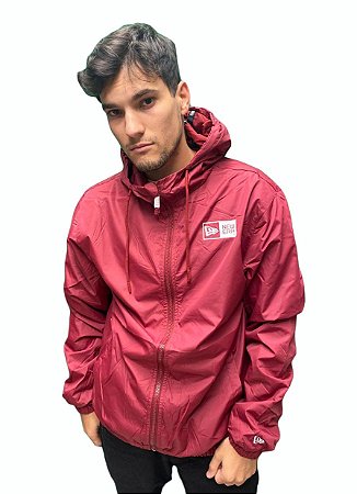 jaqueta corta vento new era brooklyn nets preta