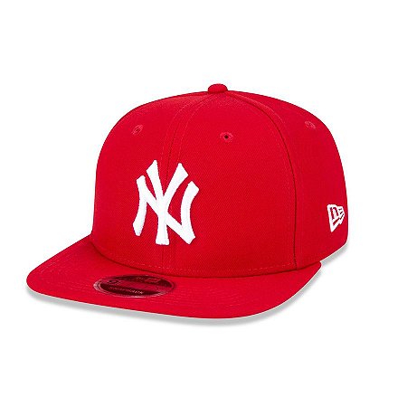 Boné new era vermelho aba reta Clearance