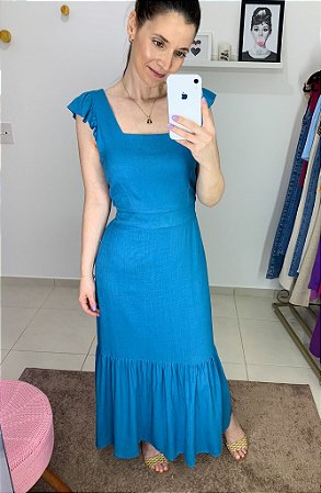 Vestido Midi Laço