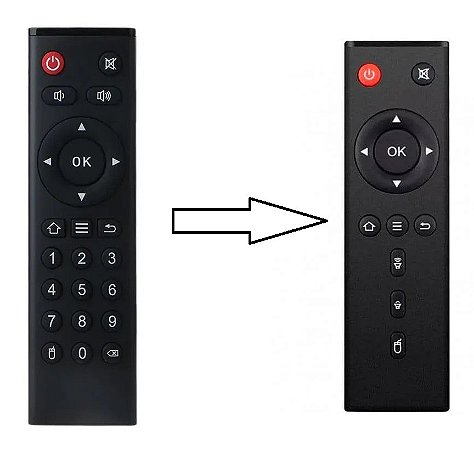 Controle Remoto Compatível com TV BOX Tanix