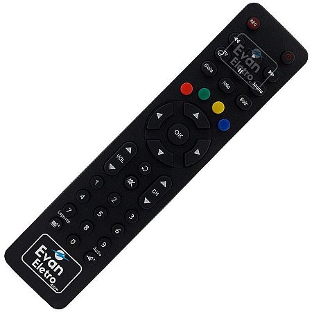 Controle Remoto Compatível com Receptor Bedin Sat NS1030 / Elsys ETRS37 (Oi TV)