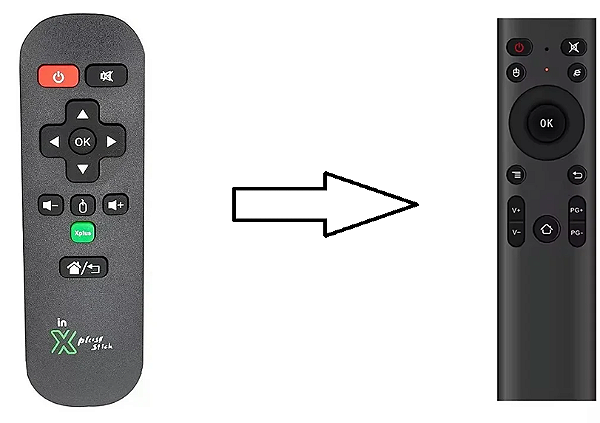 01 Controle Remoto para IN XPLUS Stick