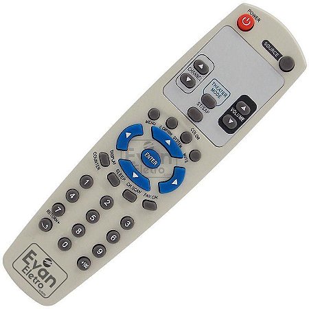 Controle Remoto TV Gradiente TV-1420 / TV-1421 / TV-1422 / TV-2021 / TV-2022 / TV-2023 / TV-2029 / TV-2921 / ETC