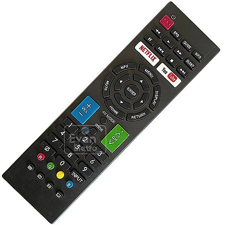 Controle Remoto TV Sharp GB234WJSA (Smart TV)