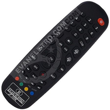 Controle Remoto Para Receptor SATELITE RECEIVER CISCO HD / D9865-D