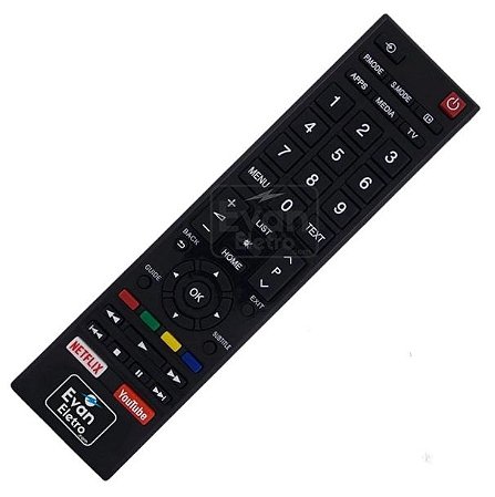 Controle Remoto TV Toshiba CT-8547 (Smart TV)