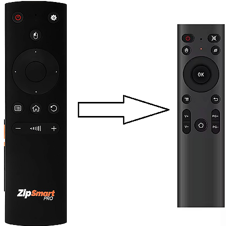 Controle Remoto Clonado para Azamerica Zip Smart Pro