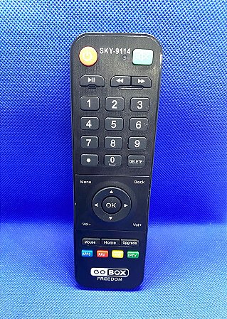 Controle remoto para Receptor Gobox SKY-9114