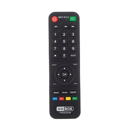 Controle remoto para Receptor Gobox SKY-9114