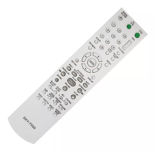 Controle Remoto Para DVD Sony RMT-D185A / DVP-NS47P / DVP-NS57P / DVP-601 / SKY-7590