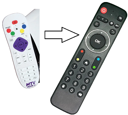 Controle Remoto para TV BOX Freesky Mtv Plus