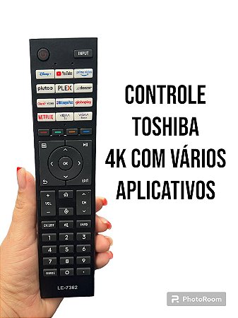 Controle remoto para TV Smart Semp Toshiba RM-L1810