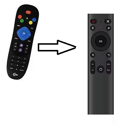 Controle Remoto Clonado Para Receptor Dtv T1 Iptv