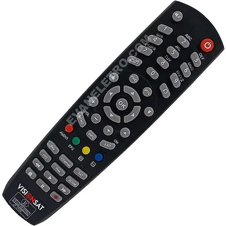 Controle Remoto para Receptor Visionsat Max