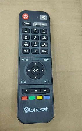 Controle Remoto 100% Original Receptor Alphasat DC PLUS