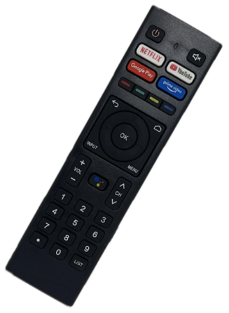 Controle Remoto Smart TV Konka KDG32RR680LN / KDG43RR680LN / UDG60QR680LN