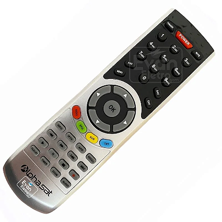 Controle Remoto 100% Original Para Receptor Alphasat TX KVM Edition Plus