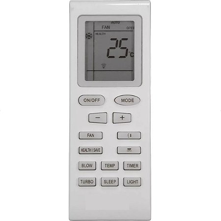 Controle Remoto Ar Condicionado Gree YB1F2 / YB1FA / YB1F BAY / ETC