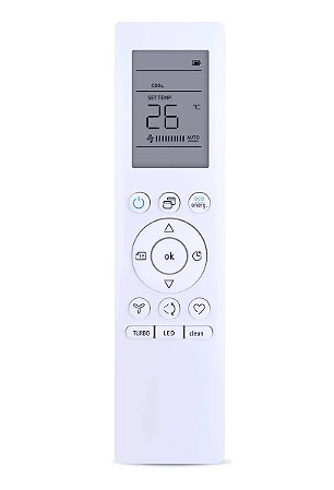 Controle Remoto Ar Condicionado Midea / Springer / Tempstar RG10A3(B)/BGEF