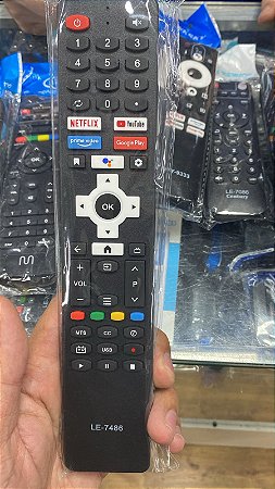 Controle Remoto TV Philco PTV43D10AG11SKF / PTV50G10AG11SK / PTV58G10AG11SK / PTV65G10AG11SK (Smart TV)