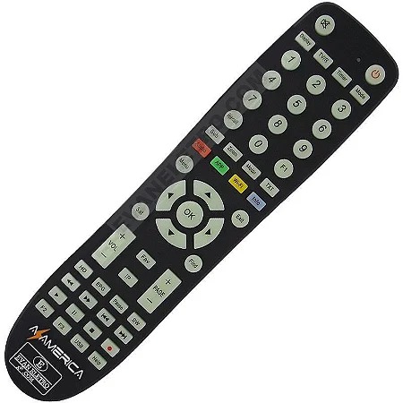 Controle Remoto 100% Original para receptor Azamérica ST3 / S1007NEW