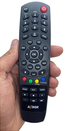 Controle remoto 100% Original para Receptor Azbox Like HD Limited Edition