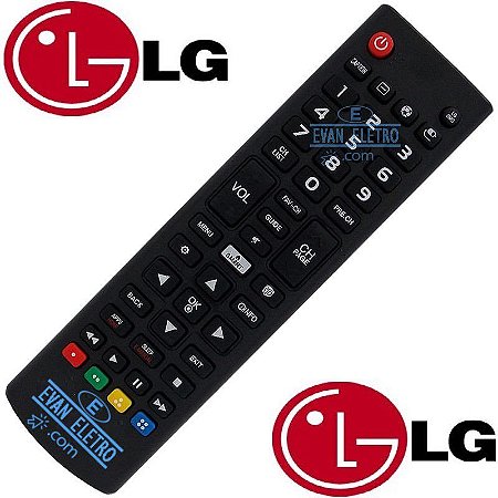 Controle Remoto Universal TV LED / LCD Samsung e LG com Função Smart / Futebol / 3D
