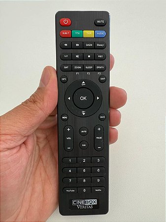 Controle Remoto 100% Original para Cinebox Veritas