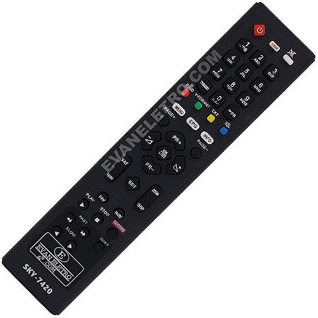 Controle Remoto Para receptor Azamerica SKY-7420