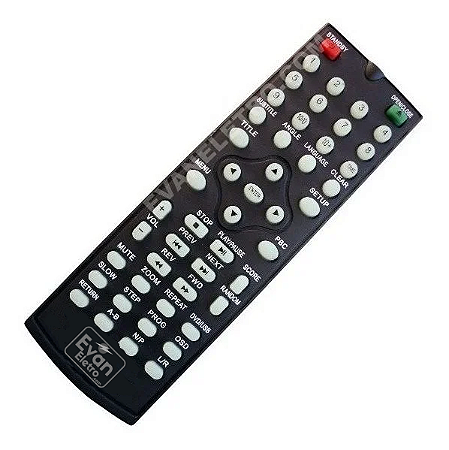 Controle Remoto Para DVD Lenoxx RC-201B / DV-441
