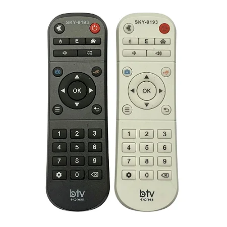DUPLICADO - Controle Remoto para Receptor BTV SKY-9193 / LE-7402